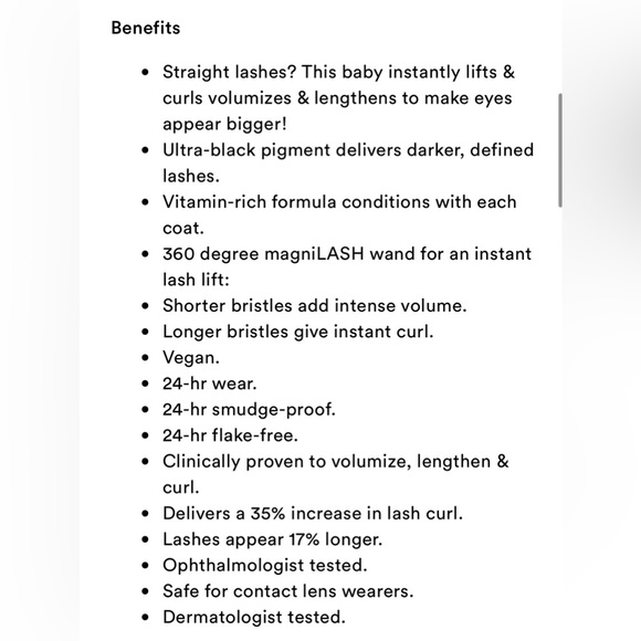 NIB Tarte Lights, Camera, Lashes 4-in-1 Mascara Black - Picture 5 of 6